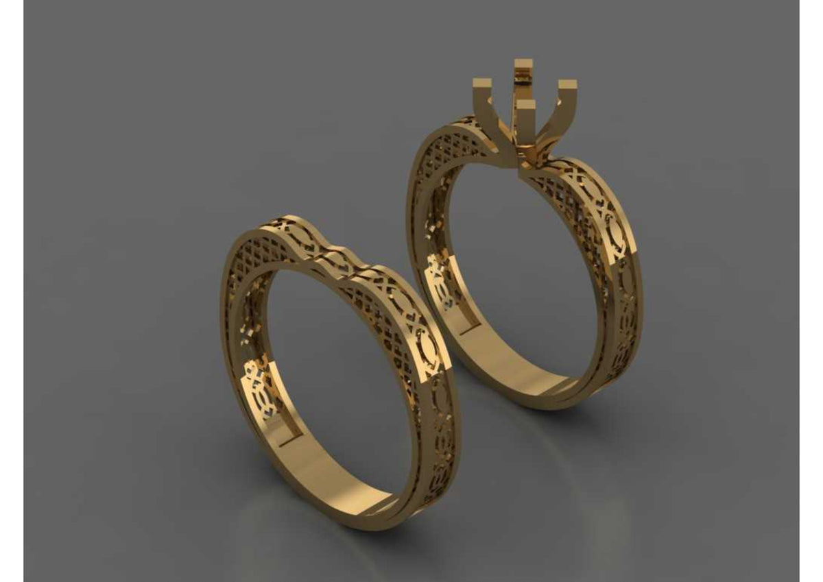 New 44 Pair Rings STL & 3DM Files
