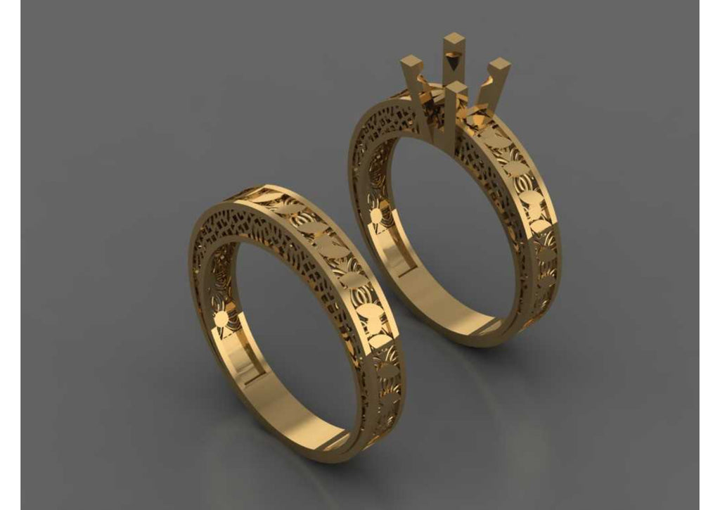 New 44 Pair Rings STL & 3DM Files