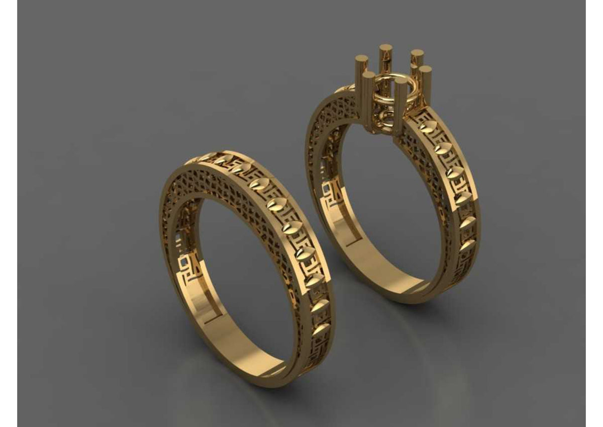 New 44 Pair Rings STL & 3DM Files