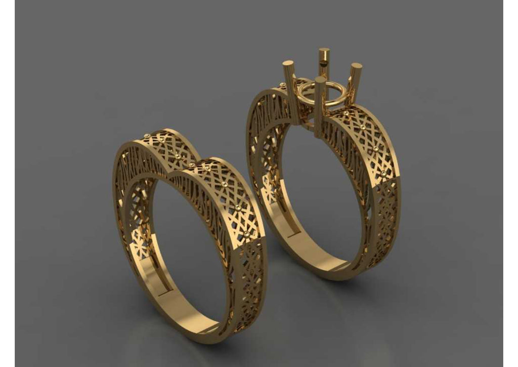 New 44 Pair Rings STL & 3DM Files