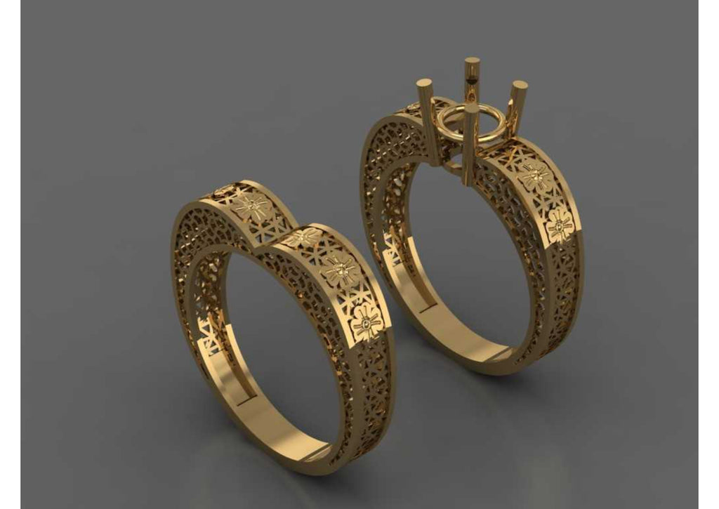 New 44 Pair Rings STL & 3DM Files