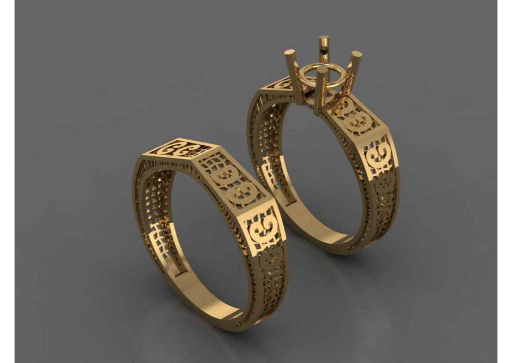 New 44 Pair Rings STL & 3DM Files