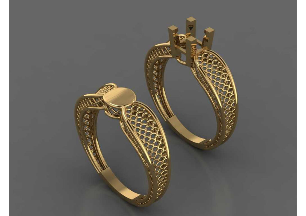 New 44 Pair Rings STL & 3DM Files