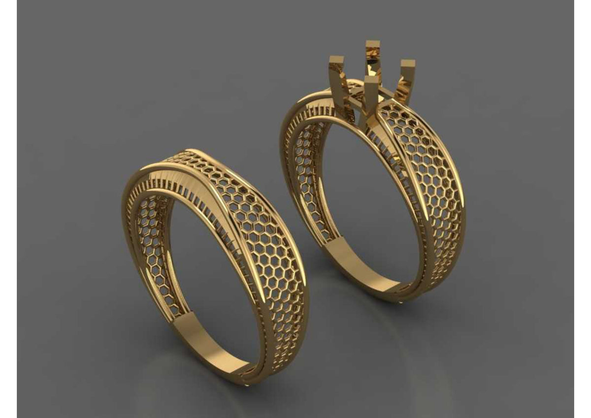 New 44 Pair Rings STL & 3DM Files