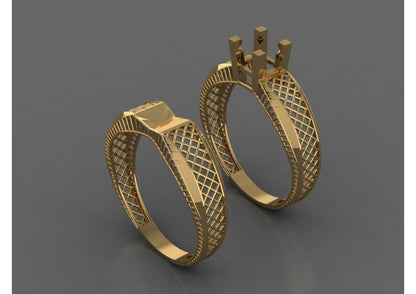 New 44 Pair Rings STL & 3DM Files