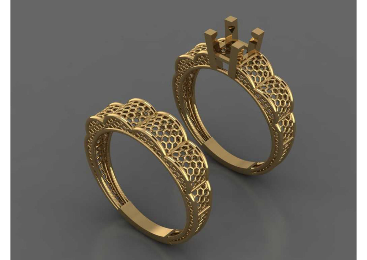 New 44 Pair Rings STL & 3DM Files