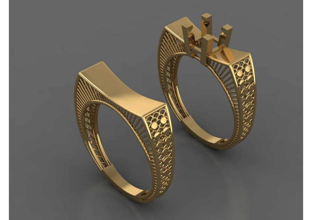 New 44 Pair Rings STL & 3DM Files