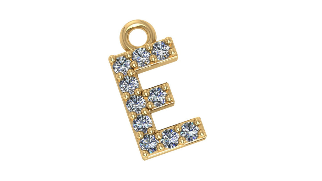 Two Different Style Alphabet Pendants STL Files