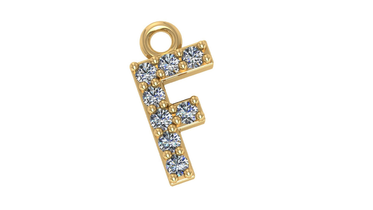 Two Different Style Alphabet Pendants STL Files