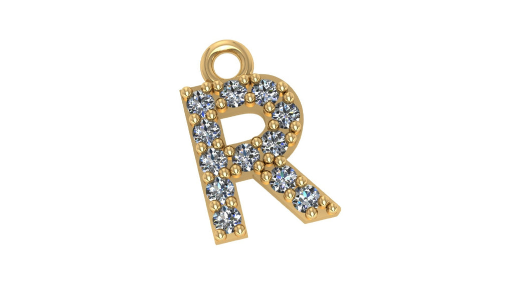 Two Different Style Alphabet Pendants STL Files