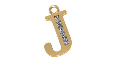 Two Different Style Alphabet Pendants STL Files