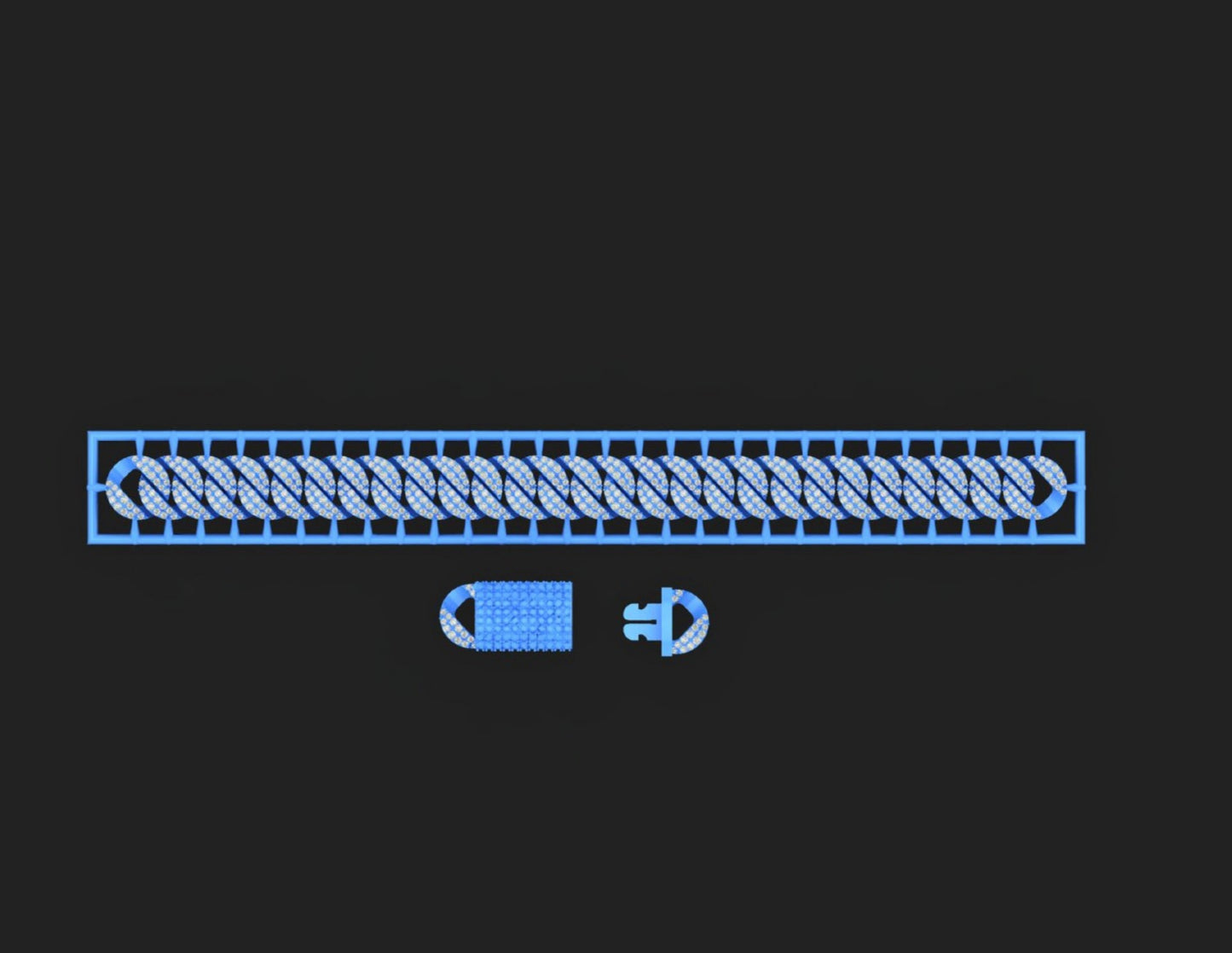 45 Cuban Chains STL & 3DM Files