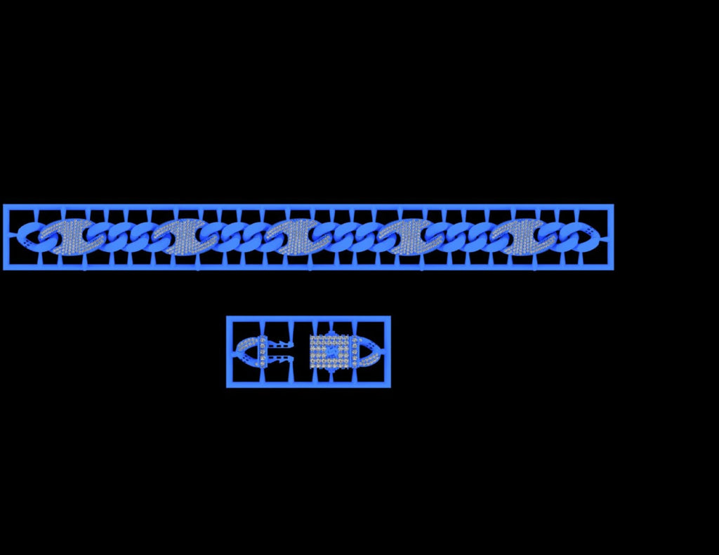 45 Cuban Chains STL & 3DM Files