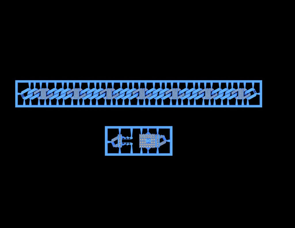 45 Cuban Chains STL & 3DM Files