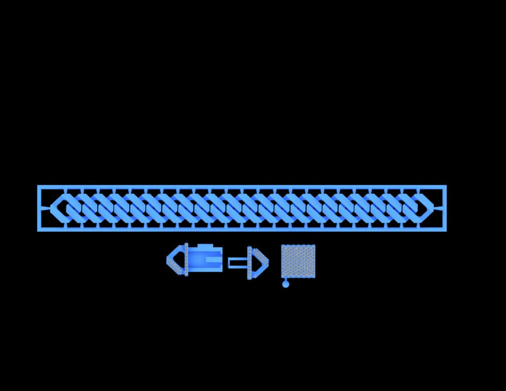 45 Cuban Chains STL & 3DM Files