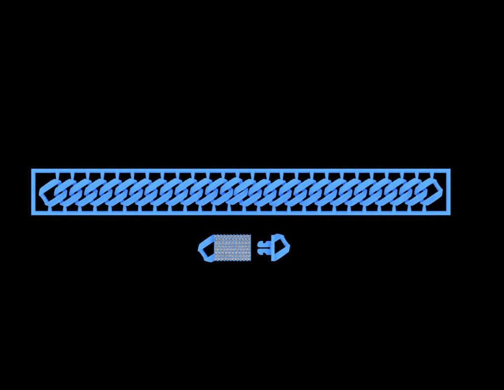 45 Cuban Chains STL & 3DM Files