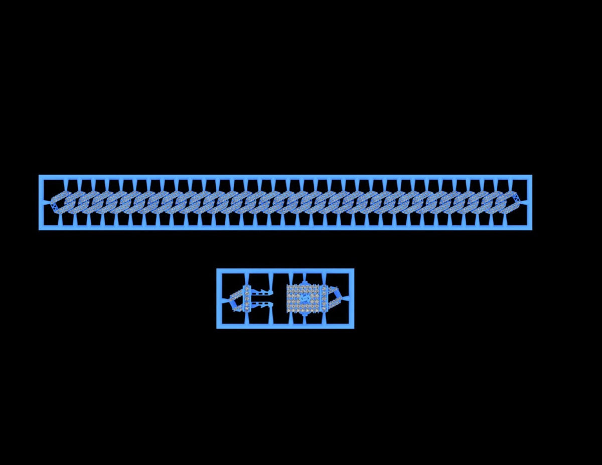 45 Cuban Chains STL & 3DM Files