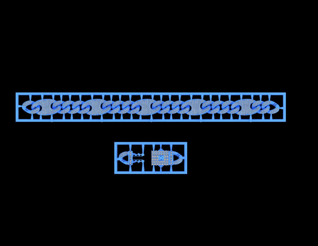 45 Cuban Chains STL & 3DM Files