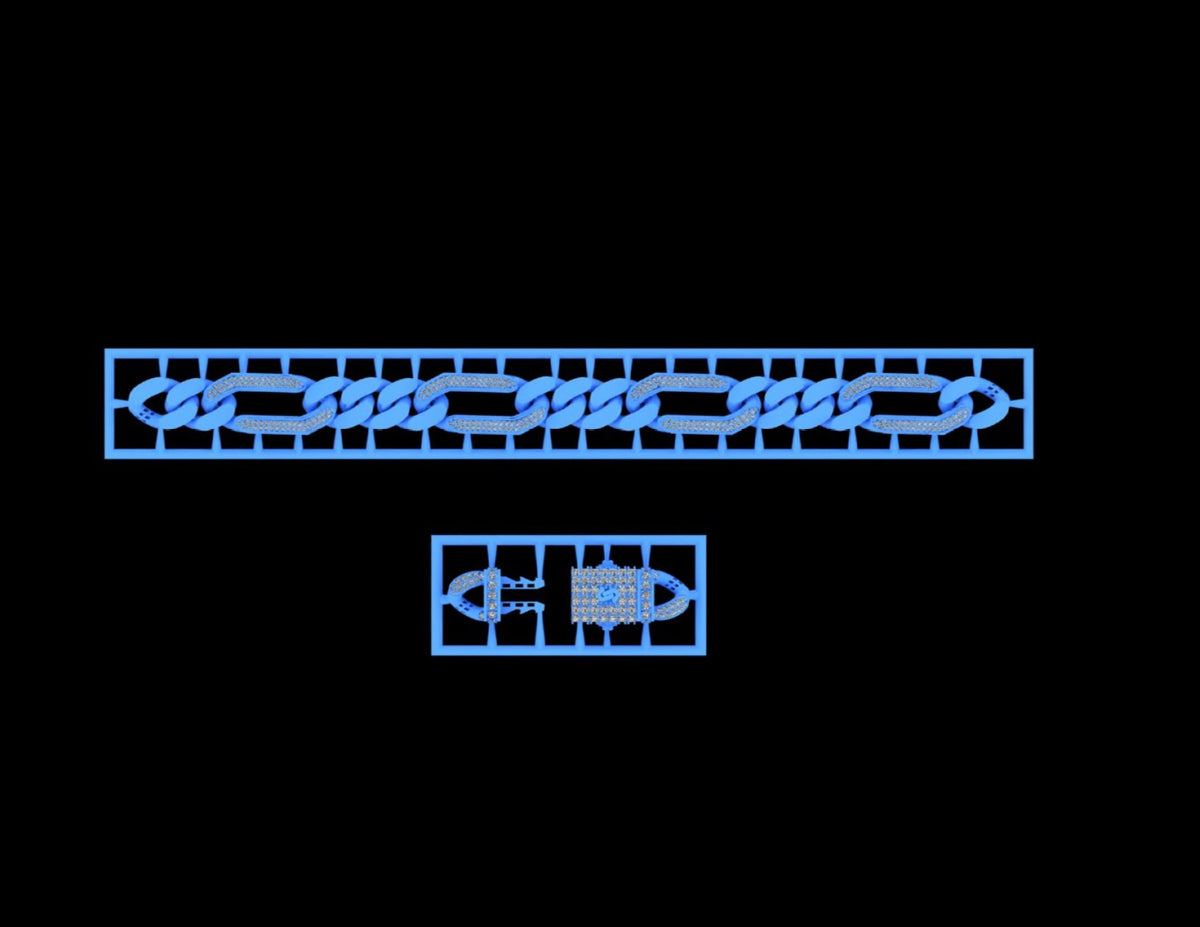45 Cuban Chains STL & 3DM Files