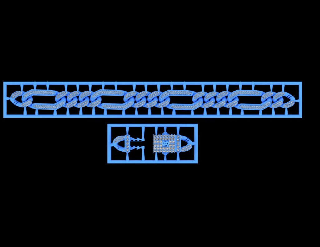 45 Cuban Chains STL & 3DM Files