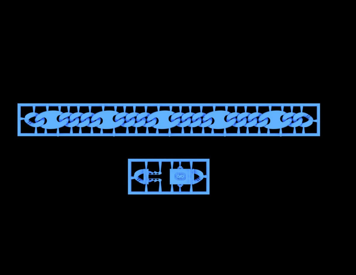 45 Cuban Chains STL & 3DM Files