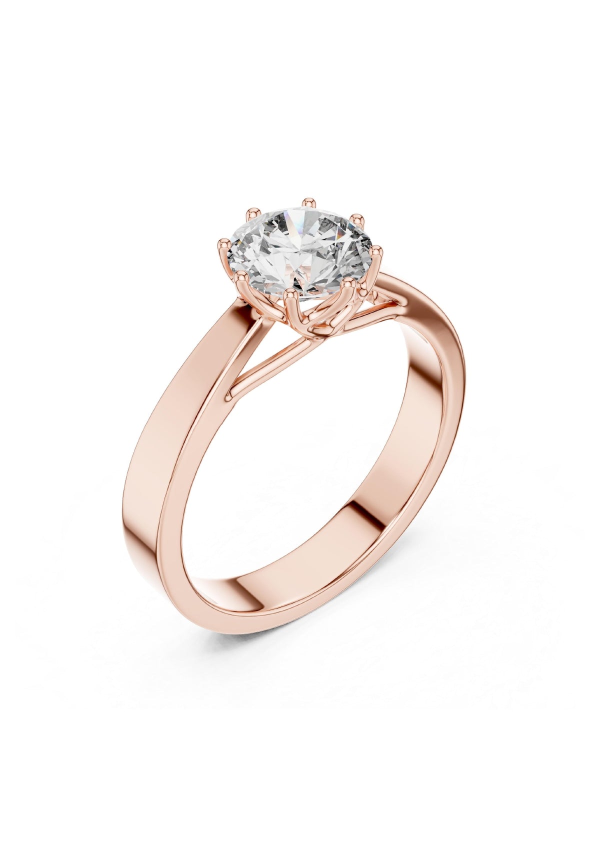 100 Solitaire Rings Fully Rendered STL & 3DM Files