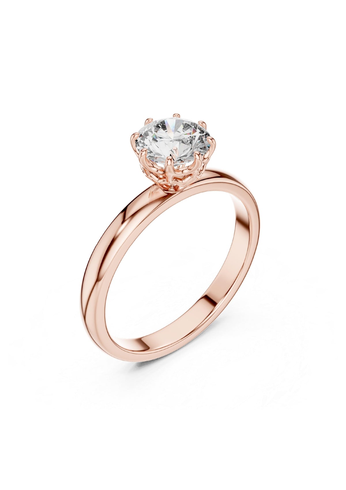 100 Solitaire Rings Fully Rendered STL & 3DM Files