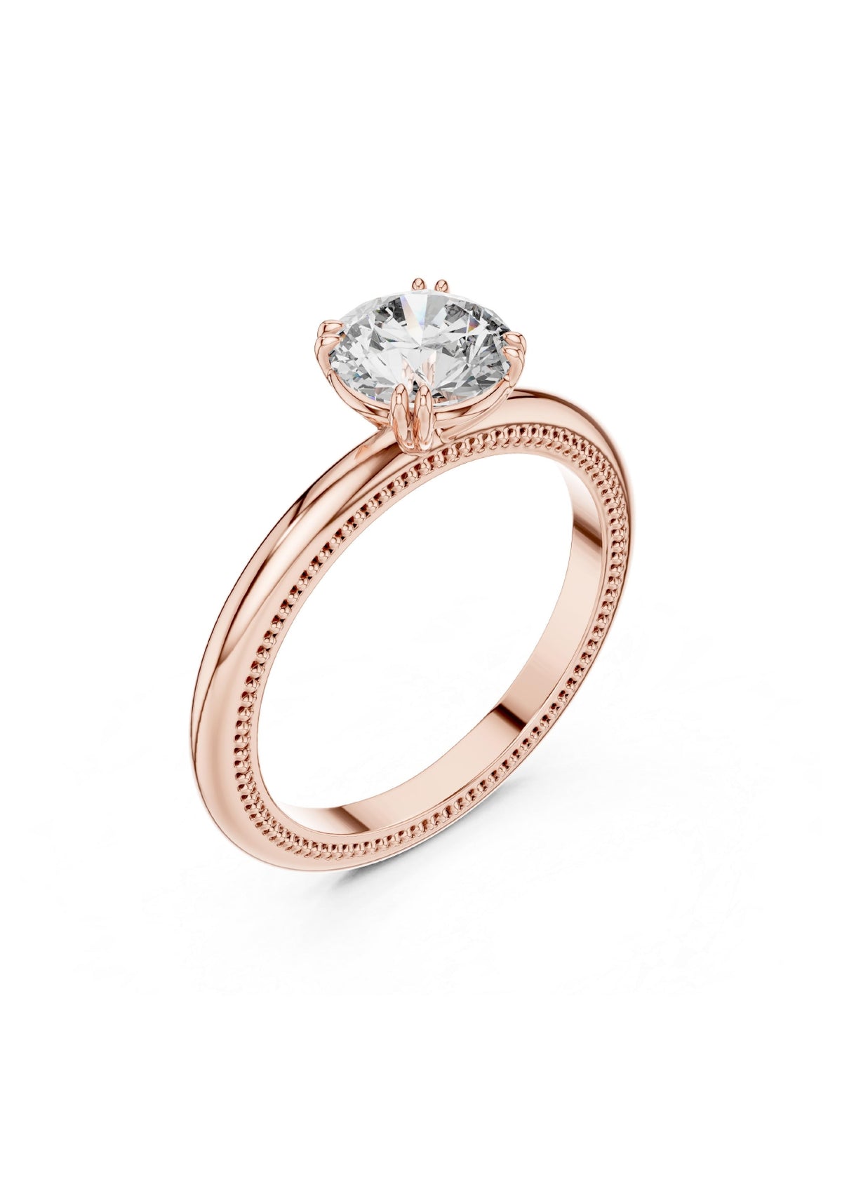 100 Solitaire Rings Fully Rendered STL & 3DM Files