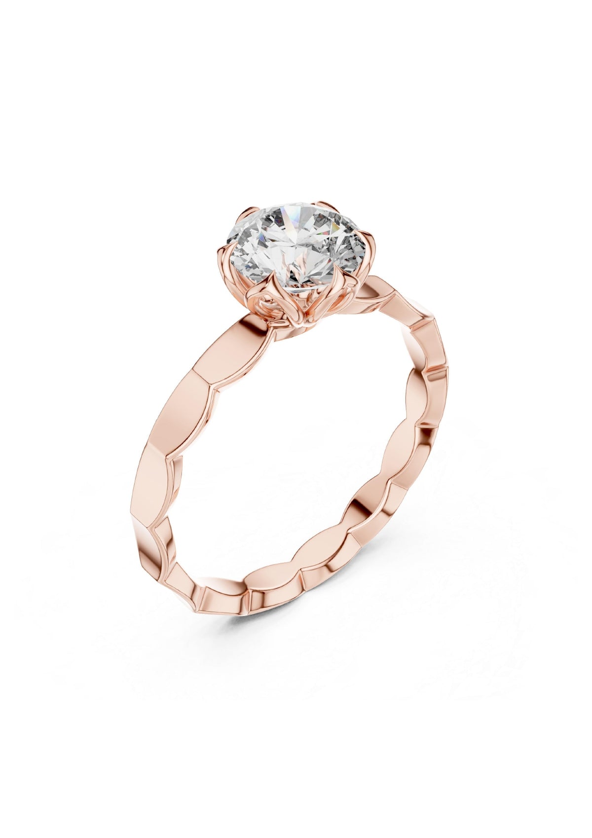 100 Solitaire Rings Fully Rendered STL & 3DM Files