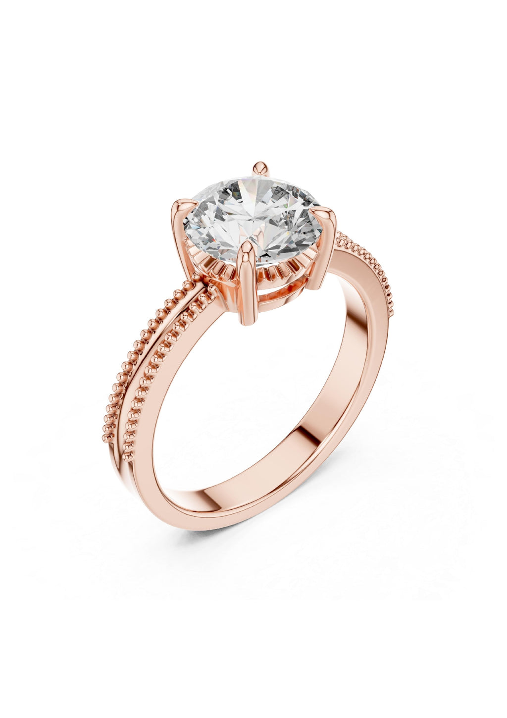 100 Solitaire Rings Fully Rendered STL & 3DM Files