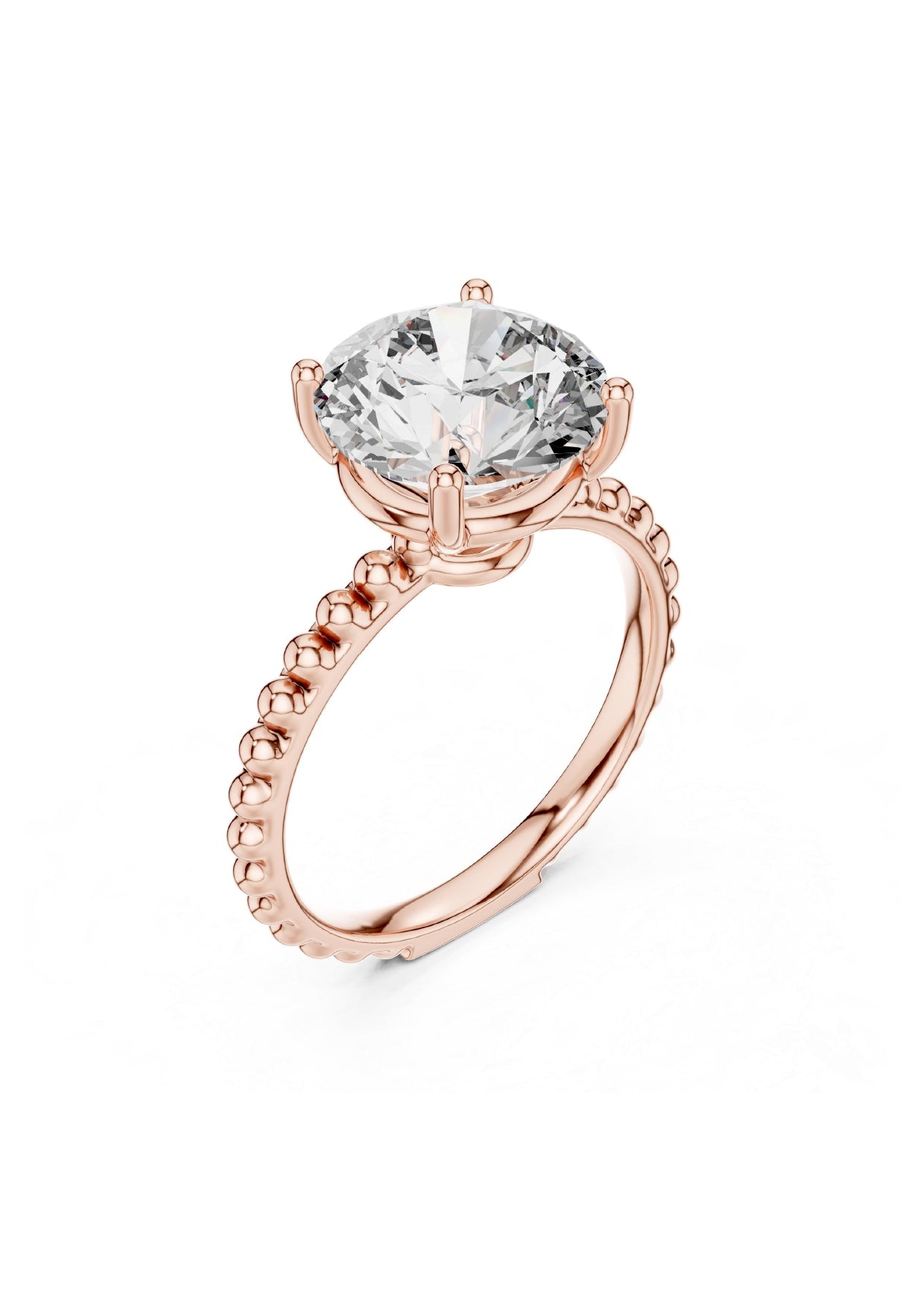 100 Solitaire Rings Fully Rendered STL & 3DM Files