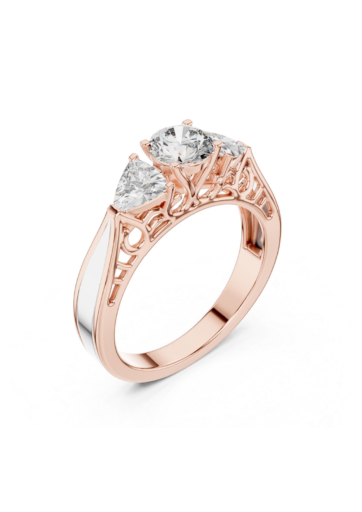 100 Solitaire Rings Fully Rendered STL & 3DM Files