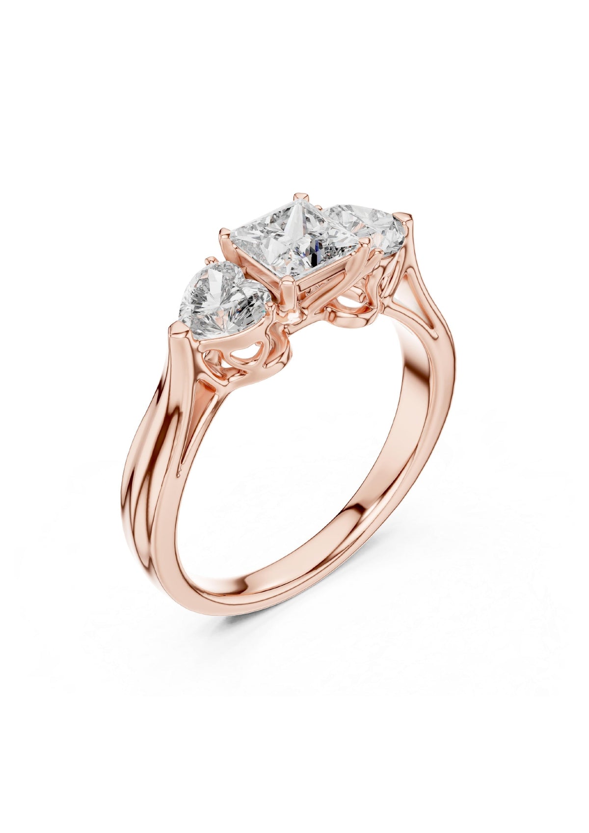 100 Solitaire Rings Fully Rendered STL & 3DM Files