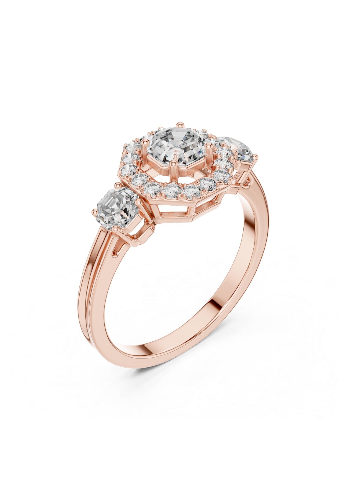 100 Solitaire Rings Fully Rendered STL & 3DM Files