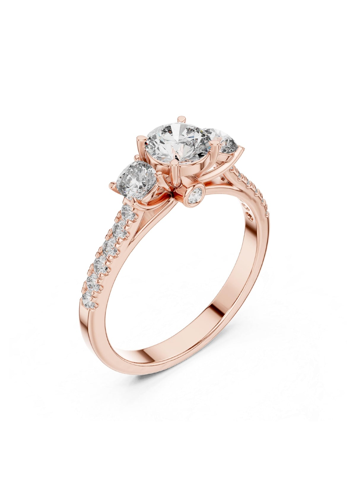 100 Solitaire Rings Fully Rendered STL & 3DM Files