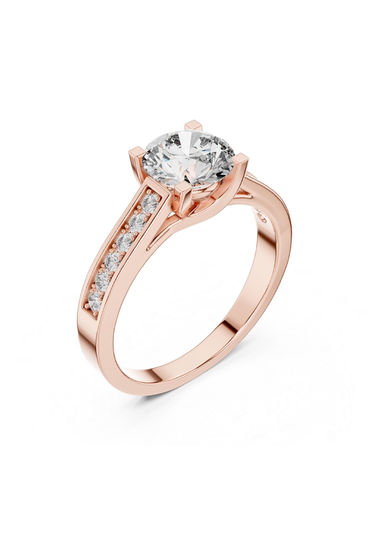 100 Solitaire Rings Fully Rendered STL & 3DM Files