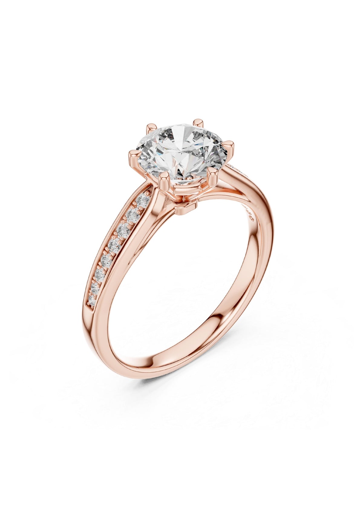 100 Solitaire Rings Fully Rendered STL & 3DM Files