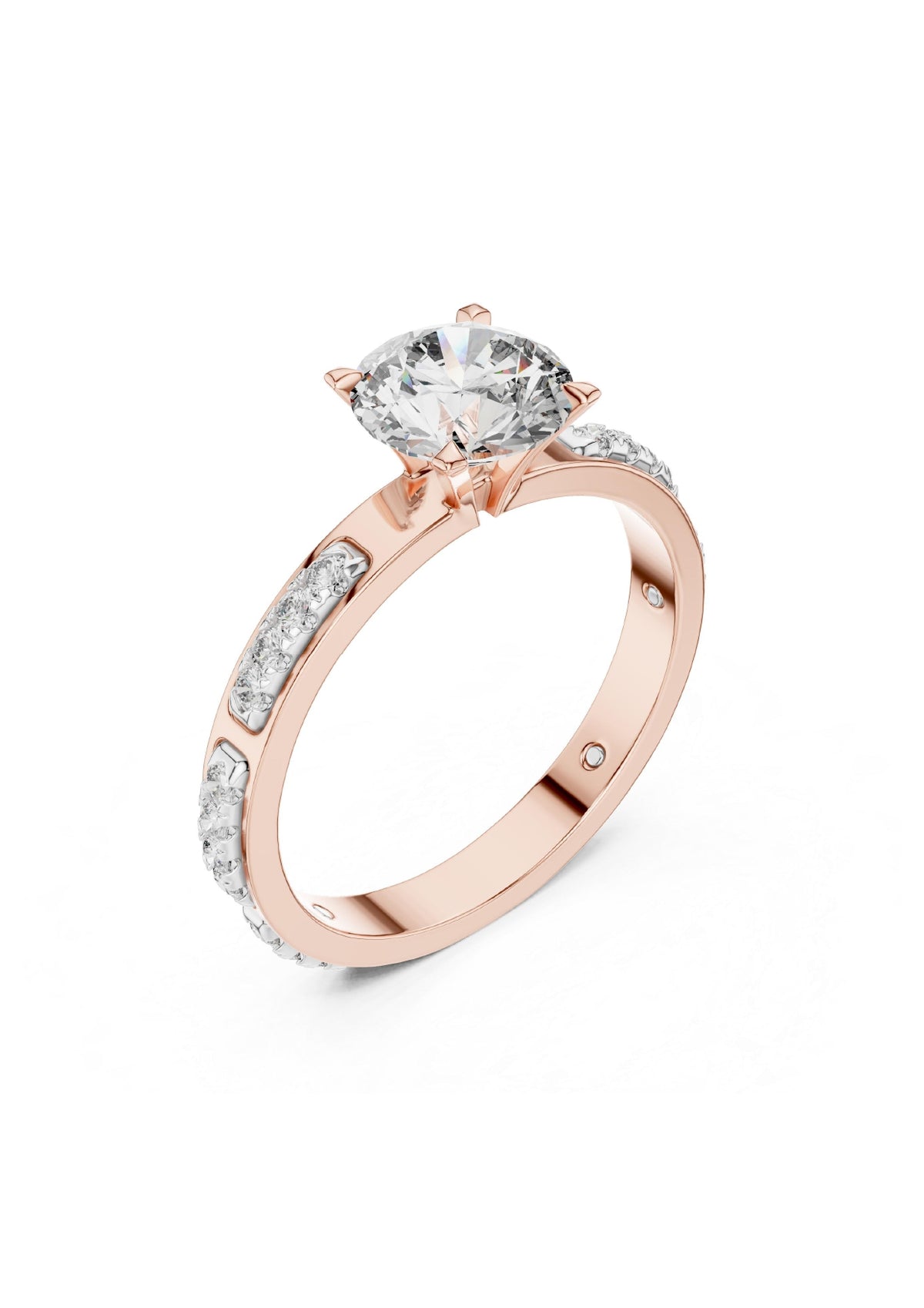 100 Solitaire Rings Fully Rendered STL & 3DM Files