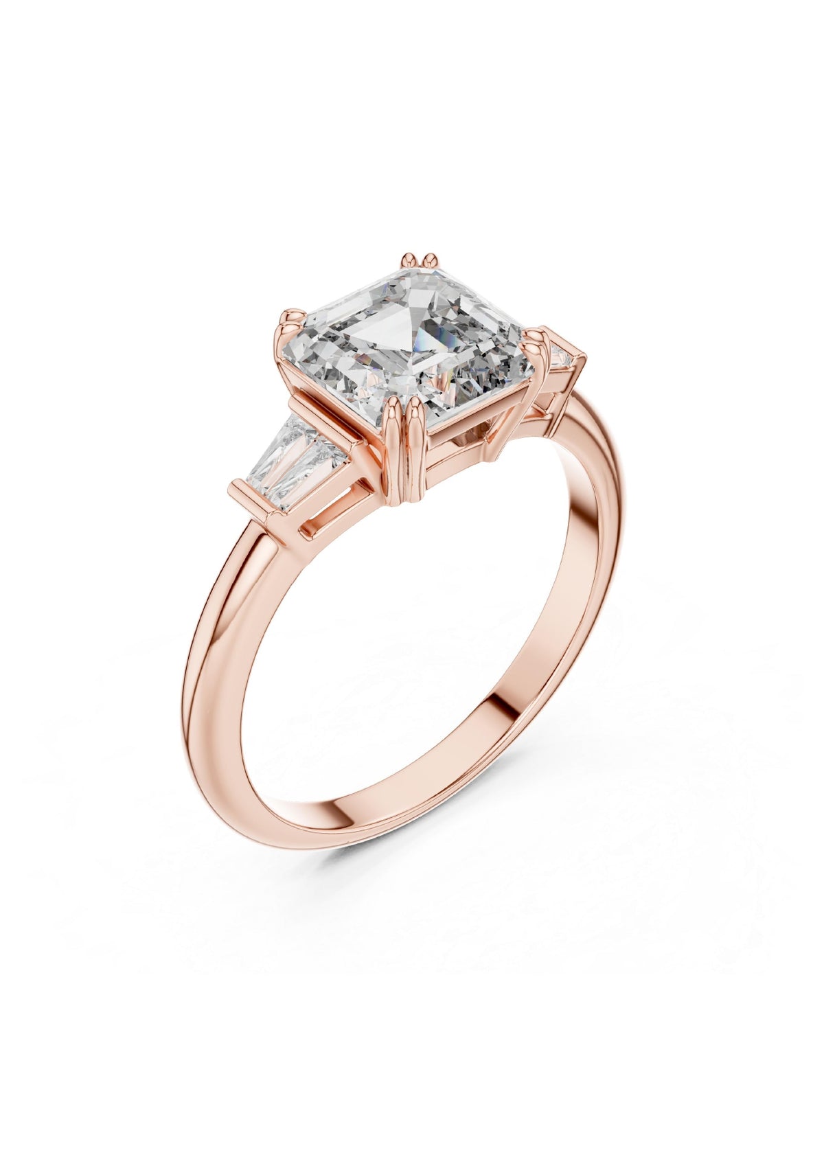 100 Solitaire Rings Fully Rendered STL & 3DM Files