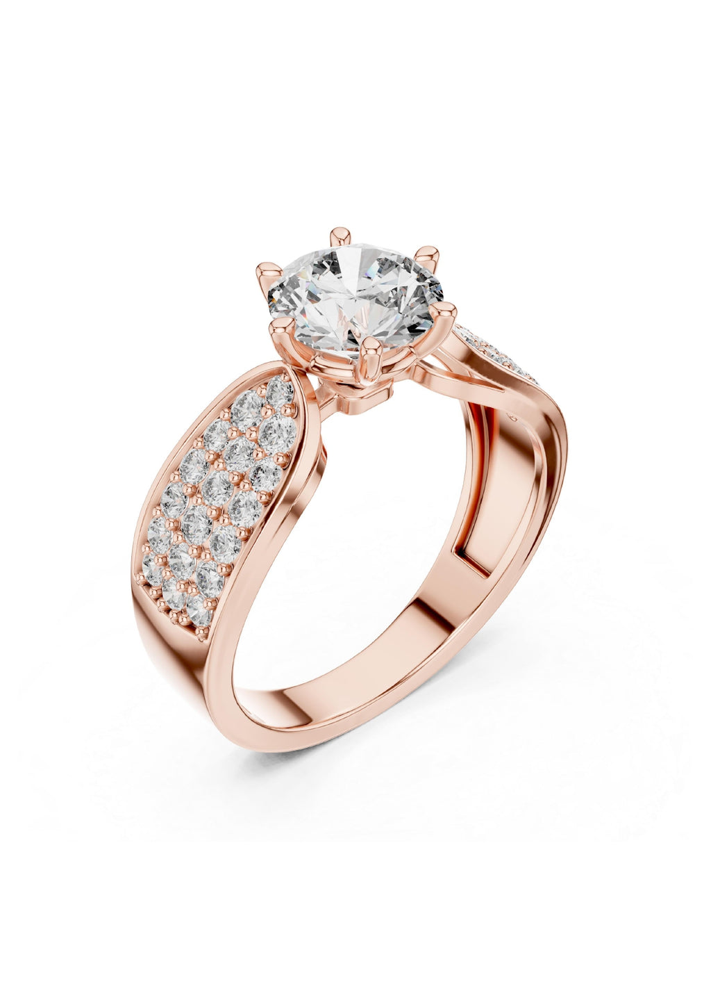 100 Solitaire Rings Fully Rendered STL & 3DM Files