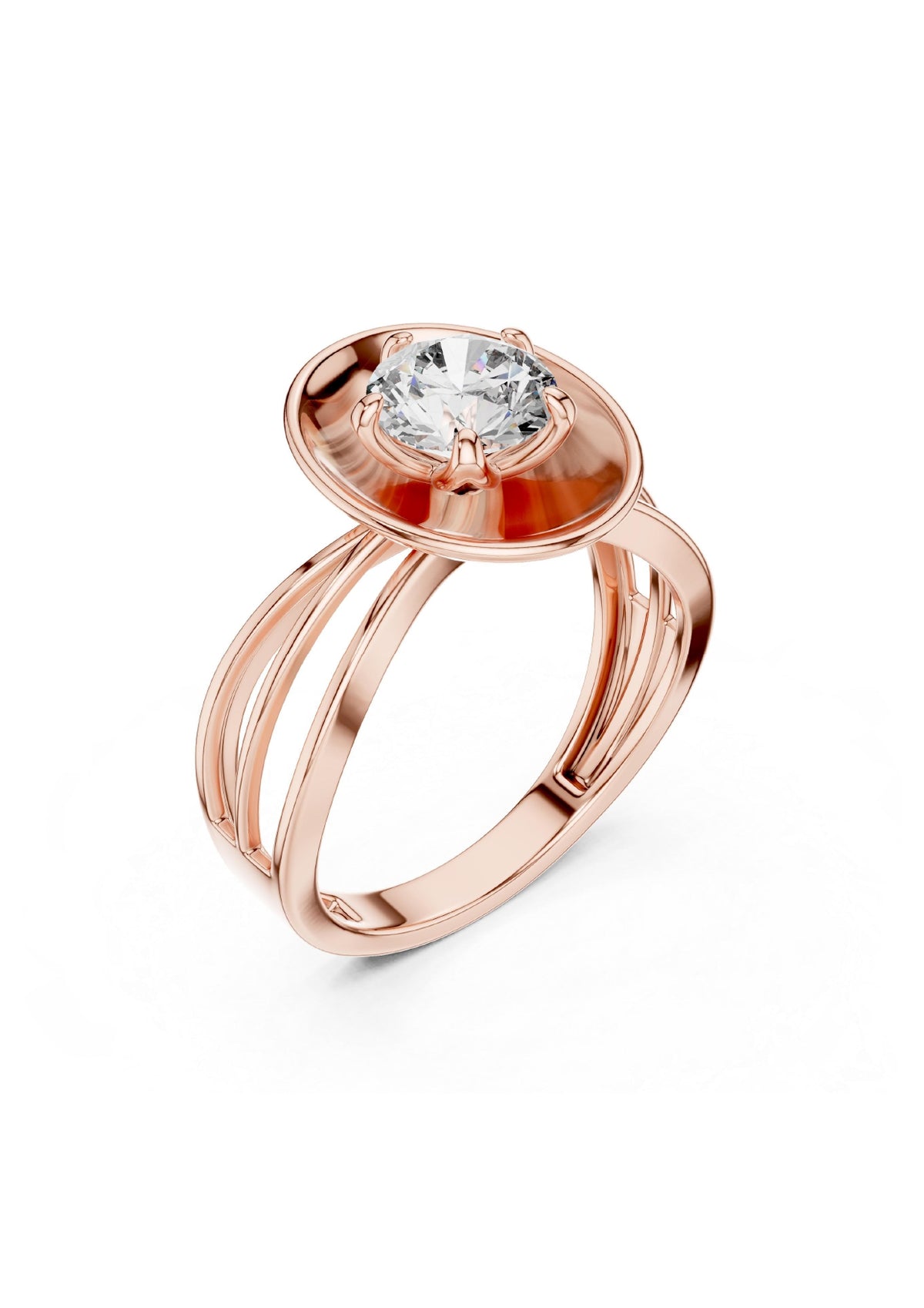 100 Solitaire Rings Fully Rendered STL & 3DM Files