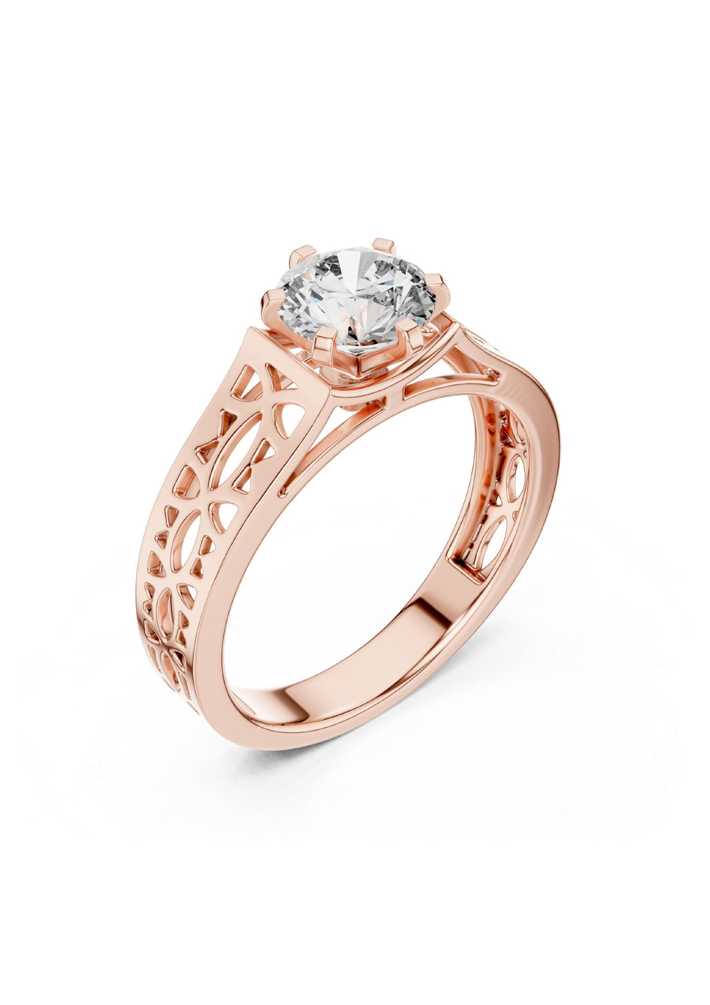 100 Solitaire Rings Fully Rendered STL & 3DM Files
