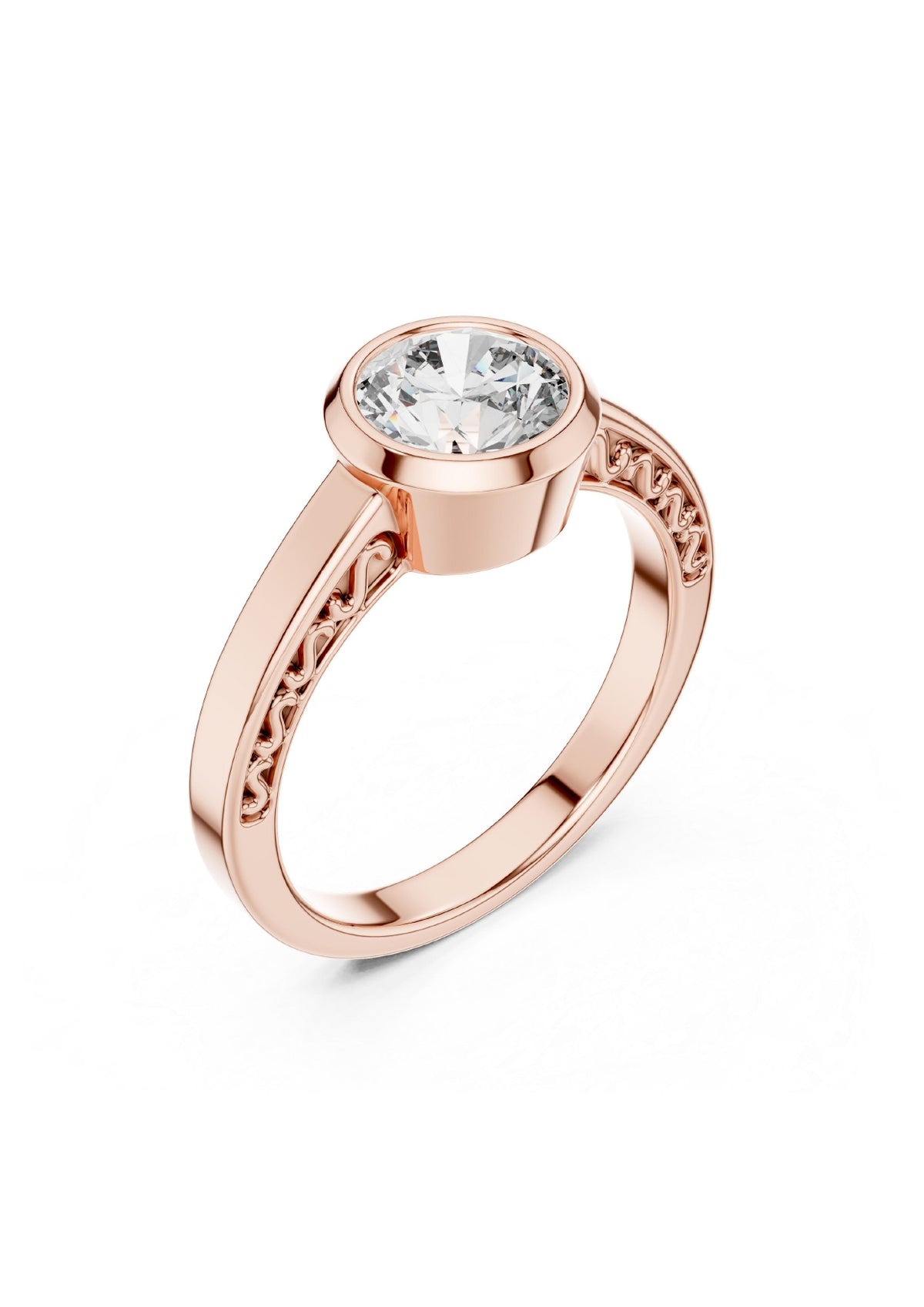 100 Solitaire Rings Fully Rendered STL & 3DM Files