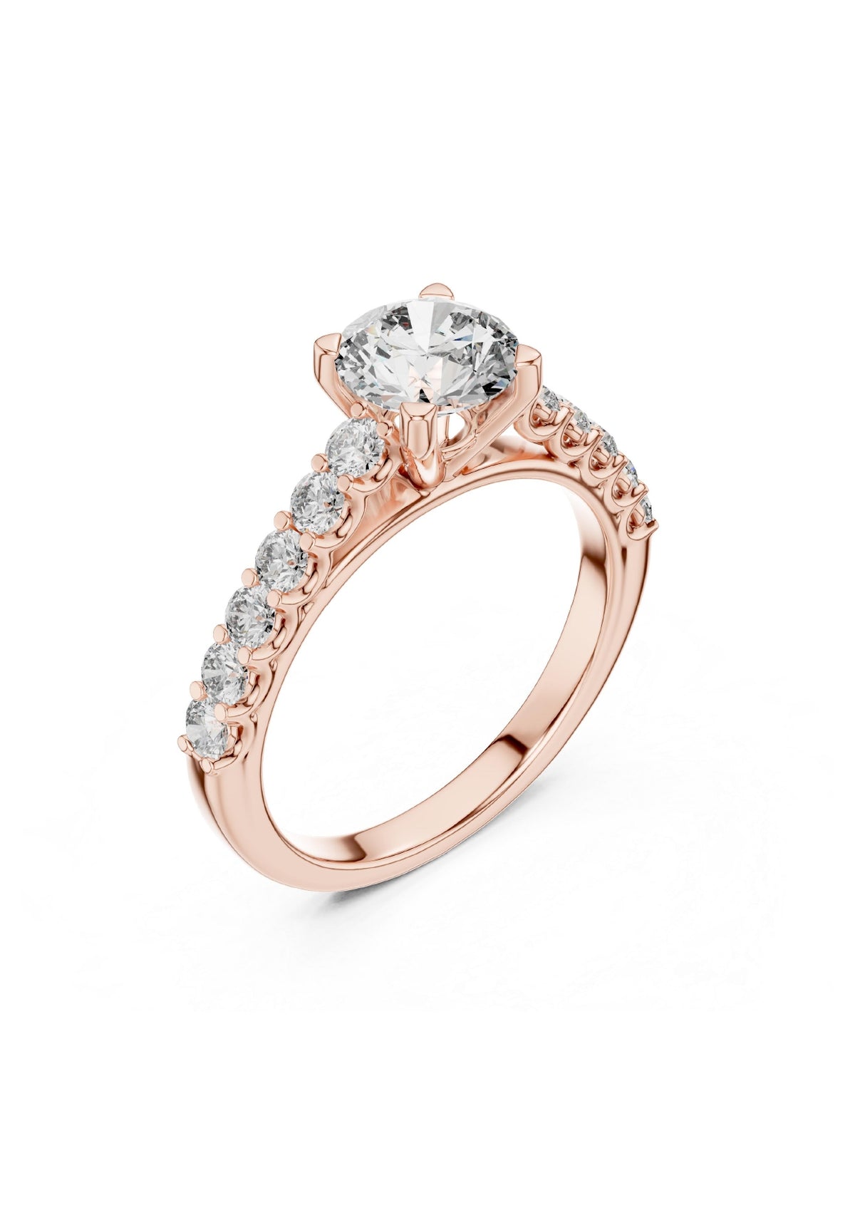 100 Solitaire Rings Fully Rendered STL & 3DM Files