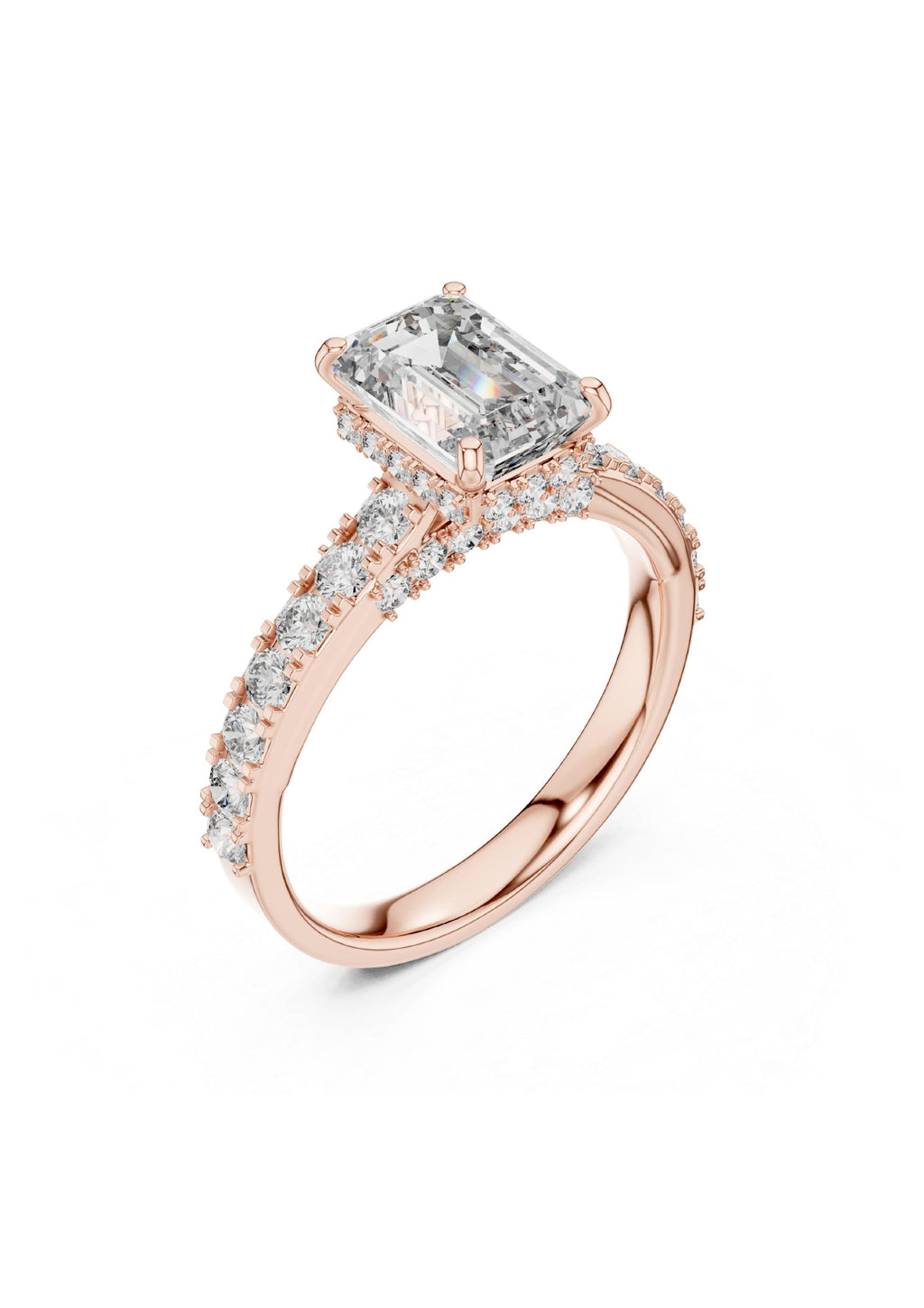 100 Solitaire Rings Fully Rendered STL & 3DM Files