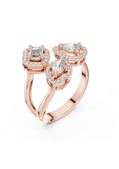 New 100 Solitaire Rings Fully Rendered STL & 3DM FIles