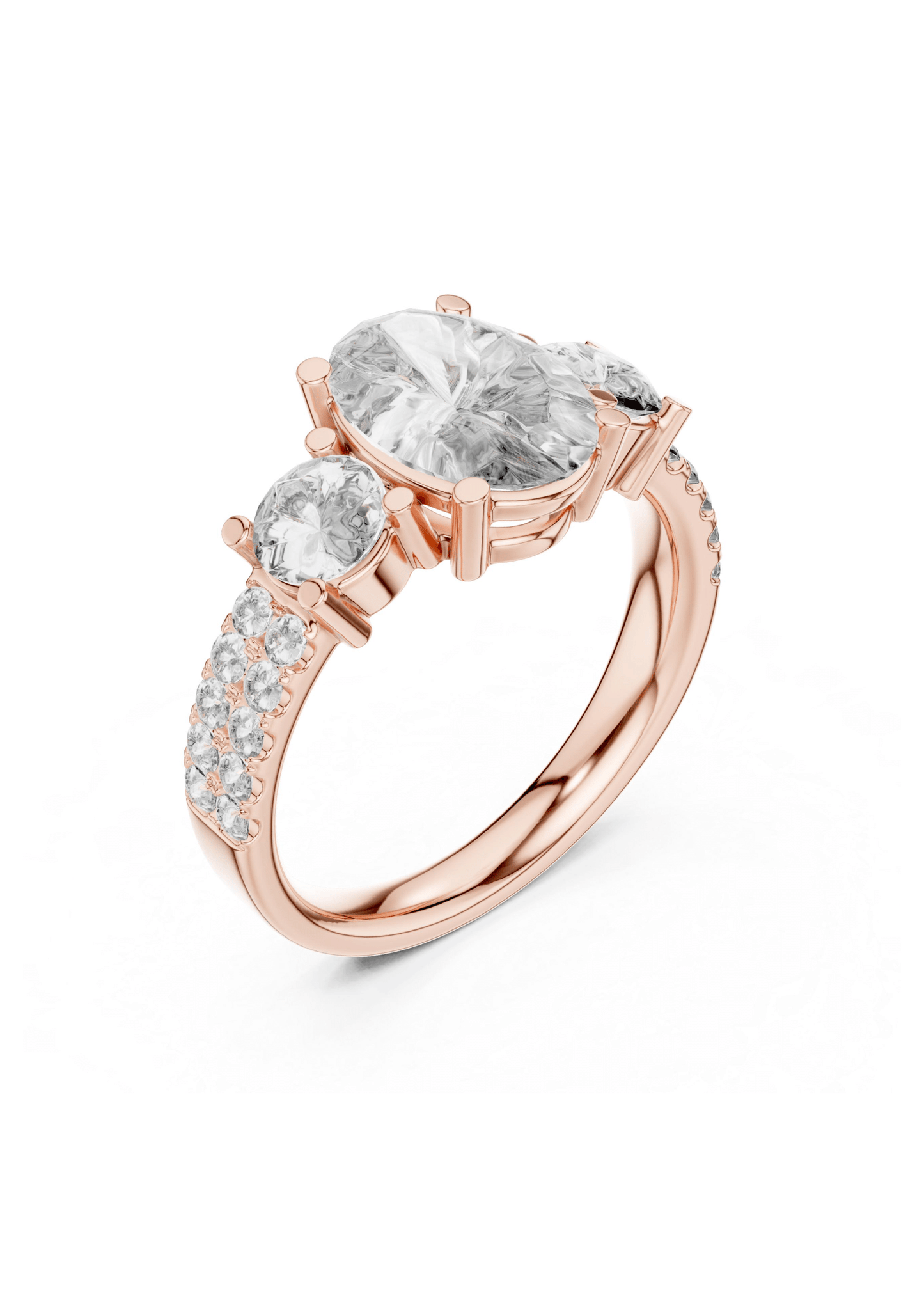 New 100 Solitaire Rings Fully Rendered STL & 3DM FIles