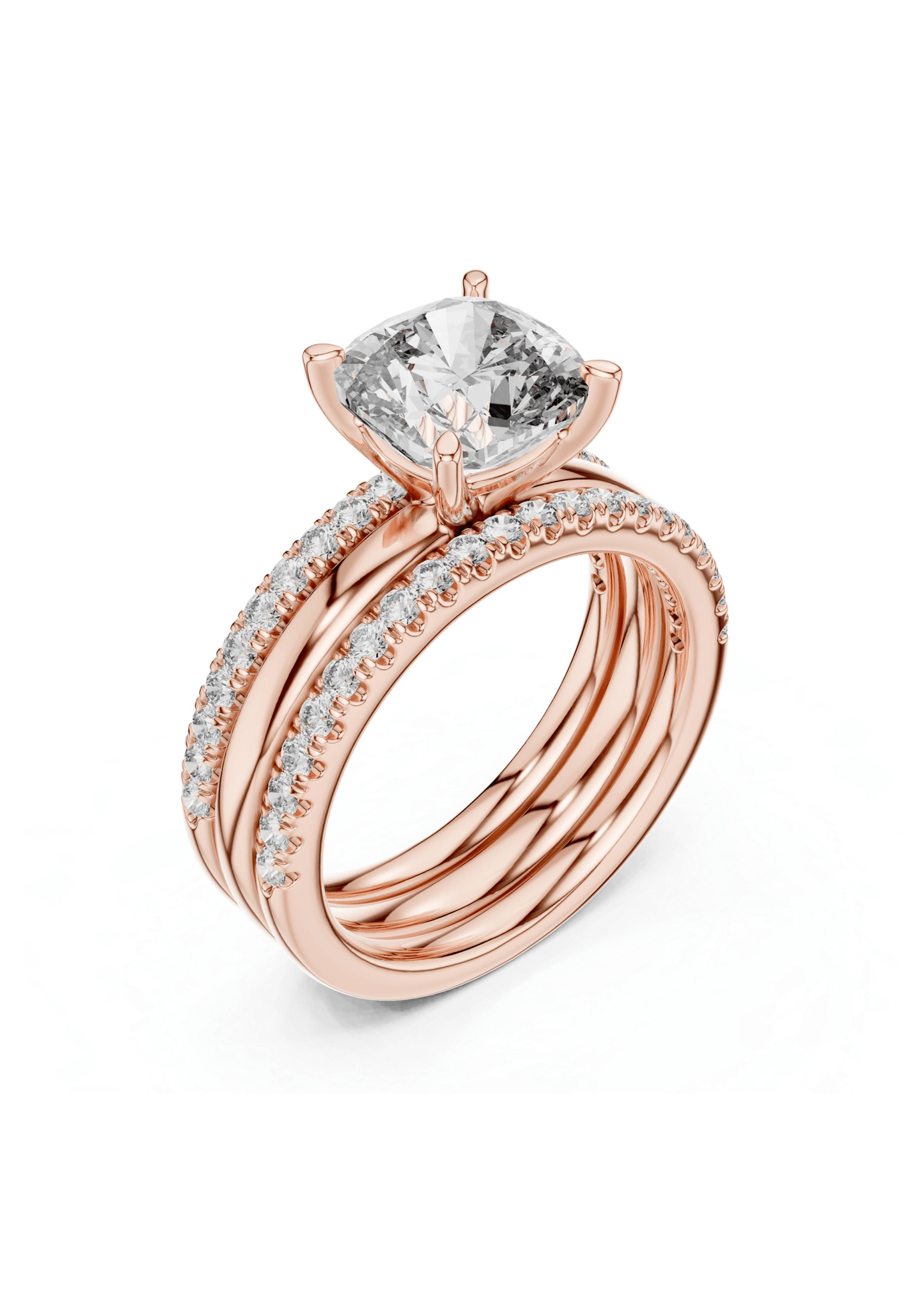 New 100 Solitaire Rings Fully Rendered STL & 3DM FIles