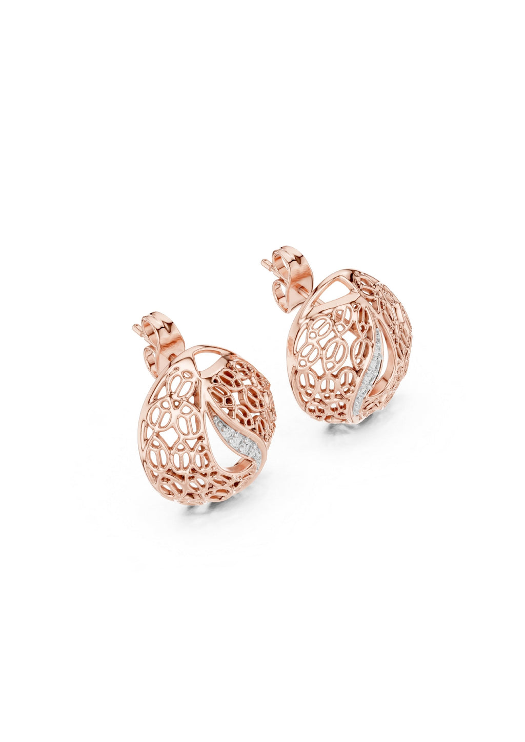 99 Solitaire Earrings Fully Rendered STL & 3DM FIles