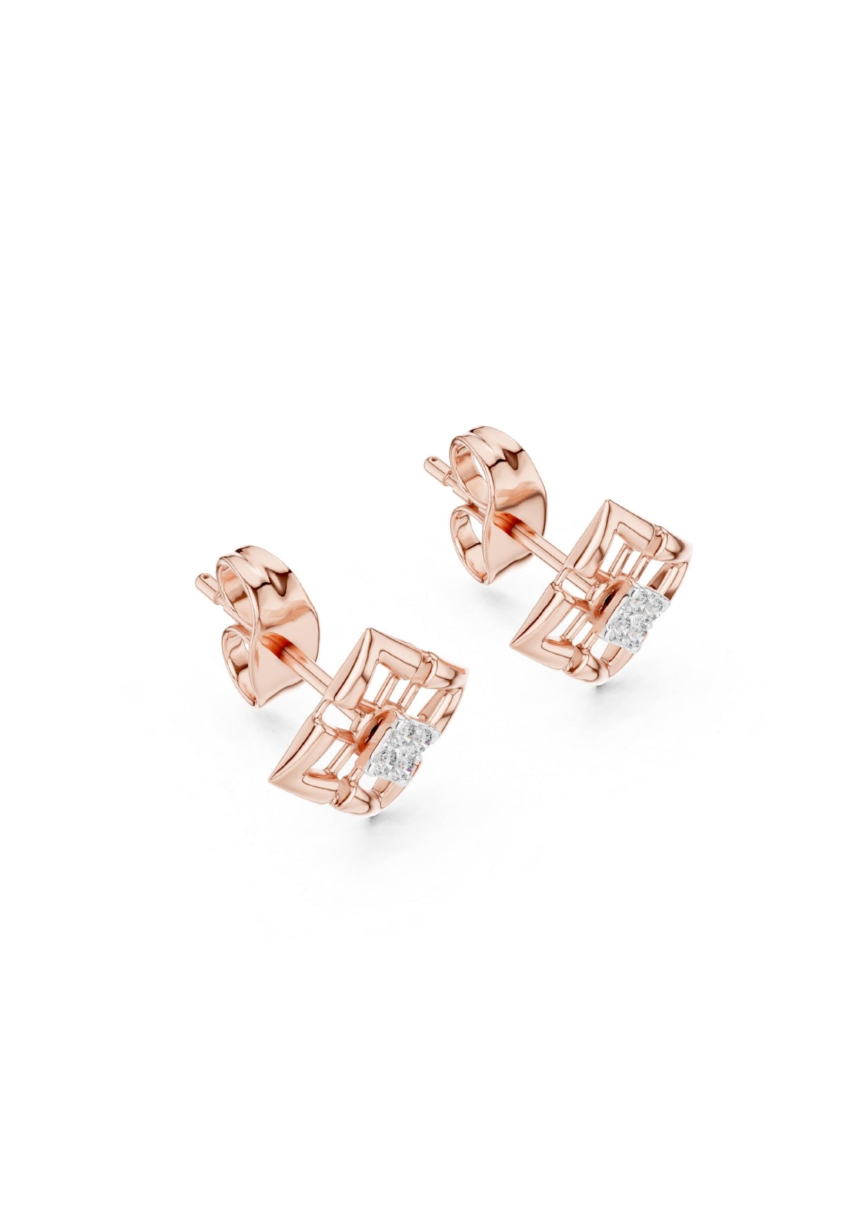 99 Solitaire Earrings Fully Rendered STL & 3DM FIles